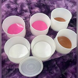 VINTAGE TUPPERWARE 2 3/4” x 1 1/2” ICE CREAM SANDWICH MAKER SET 297-79